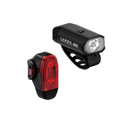 Paire d'éclairages Lezyne Mini Drive 400XL et KTV Drive+