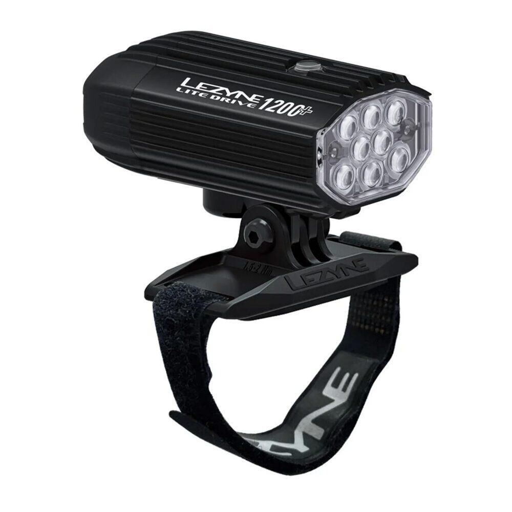 LEZYNE Lezyne Helmet Lite Drive 1200+ Front Cycle Light Satin Black