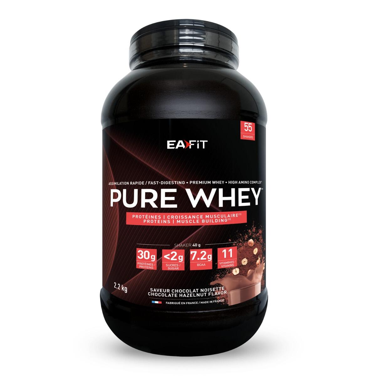 EAFIT Pure Whey Chocolat Noisette 2.2 kg 1/7