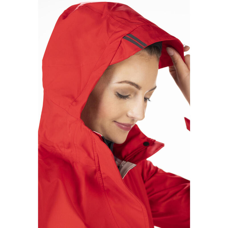 Damen Regenmantel Weatherproof Rot