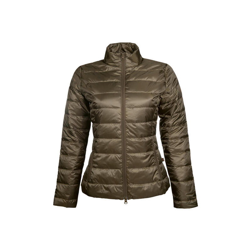 Damen Steppjacke Allure für Reitsport Olivgrün