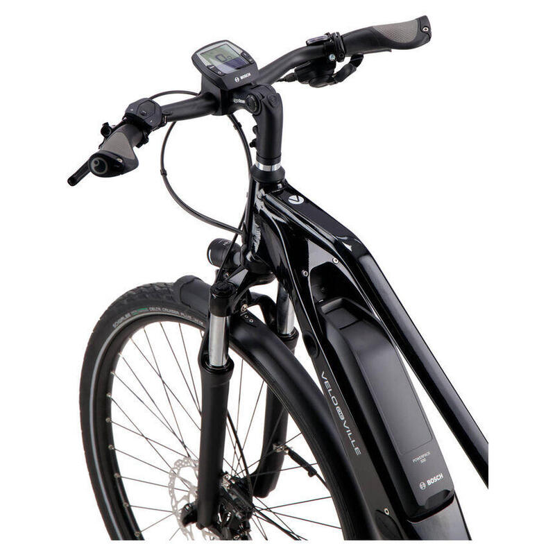 Vélo électrique - AEB800 28"9 vit. Alivio Wave intra+ deep black 500wh