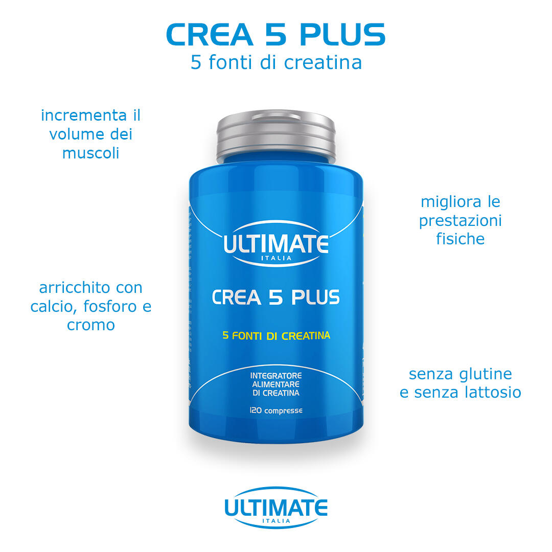 Integratore alimentare - CREA 5 PLUS - 120 cpr 6/7