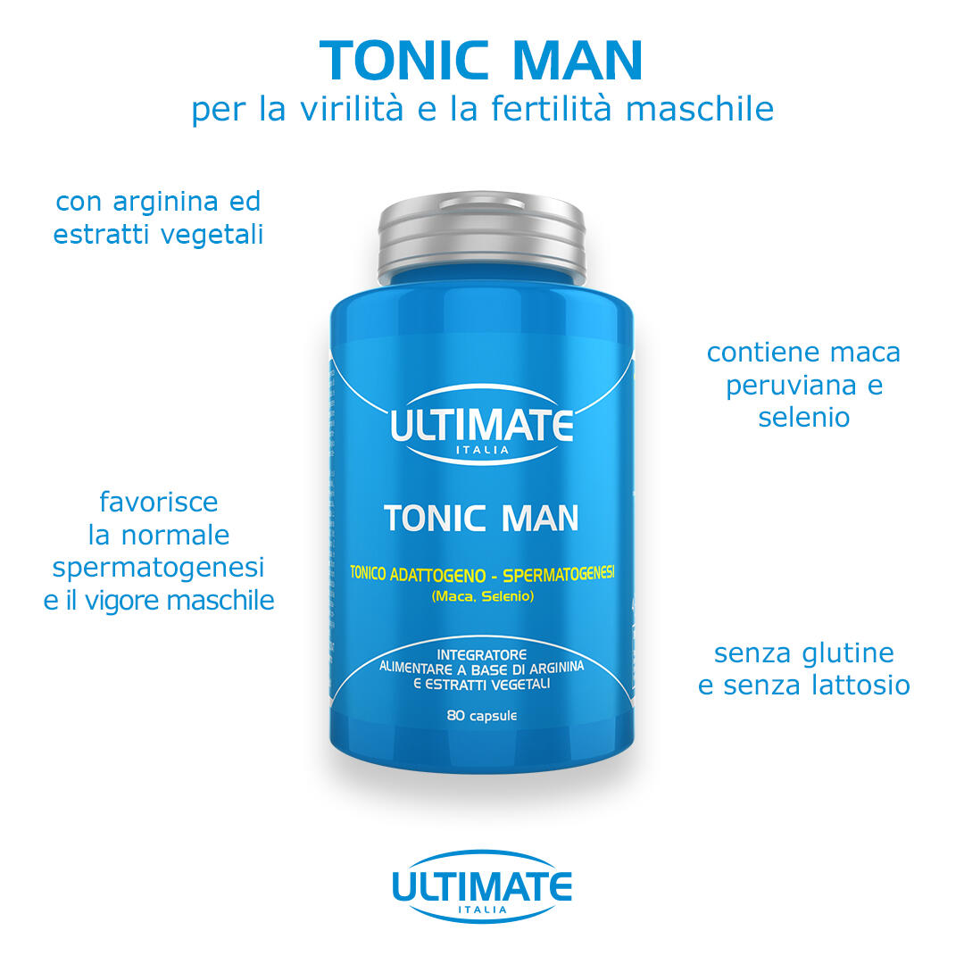 Integratore alimentare - TONIC MAN - 80 cps 7/7