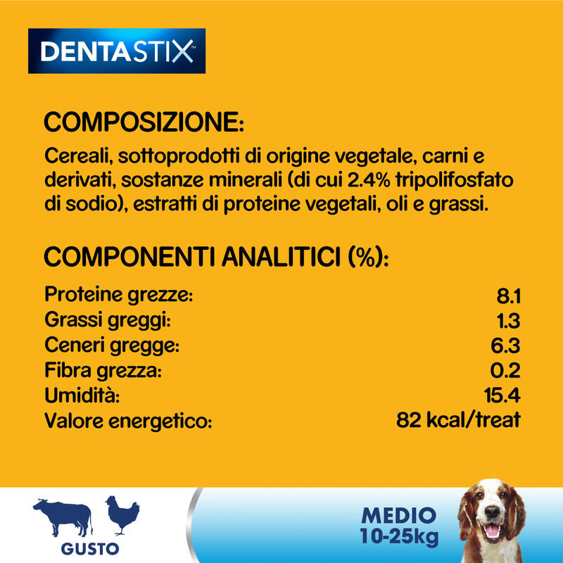 Dentastix Medium per l'Igiene Orale del Cane - Confezione da 56 Stick