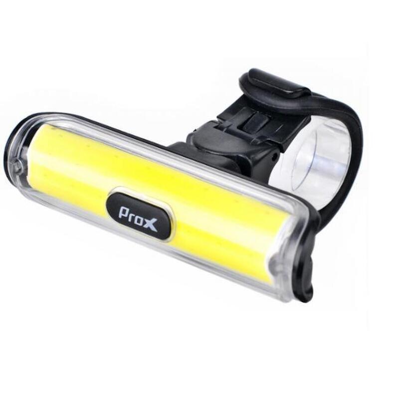 Phare vélo 100 lumens - rechargeable par USB - Lampe à LED 180°