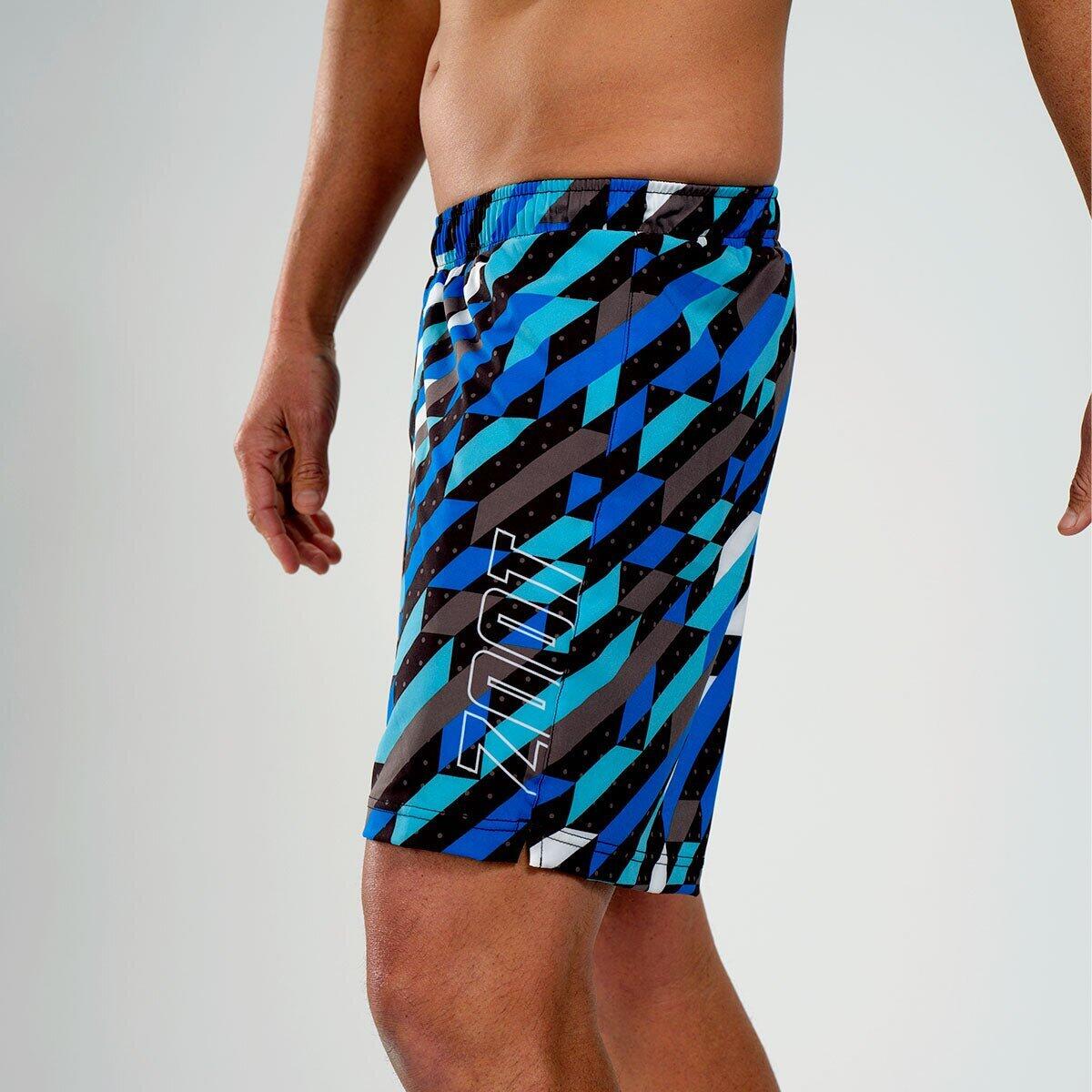 ZOOT Hombre LTD 7 Inch Pantalones cortos para correr - Unbreakable XL, BLUE, XL 3/5