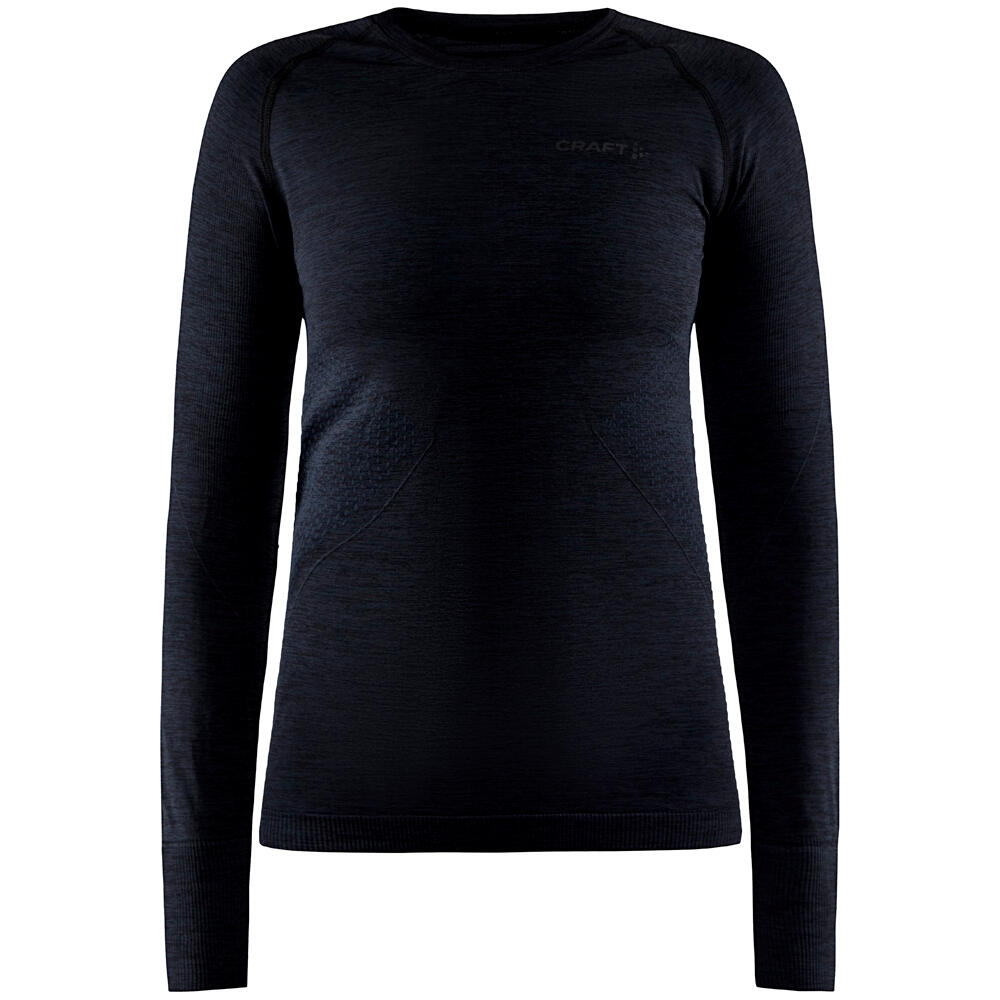 W Core Dry Active Comfort Ls -  - b999000_black - dames - Ski | Snowboard 4/5