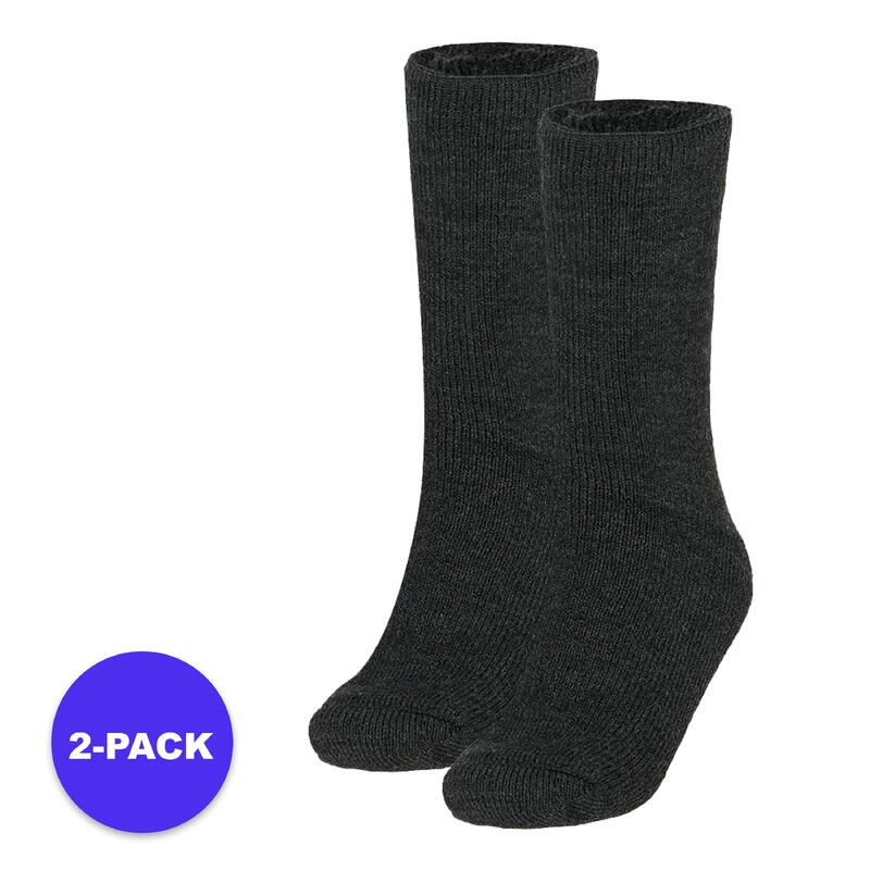 HeatKeeper chaussettes thermiques dames anthracite (2-PACK)