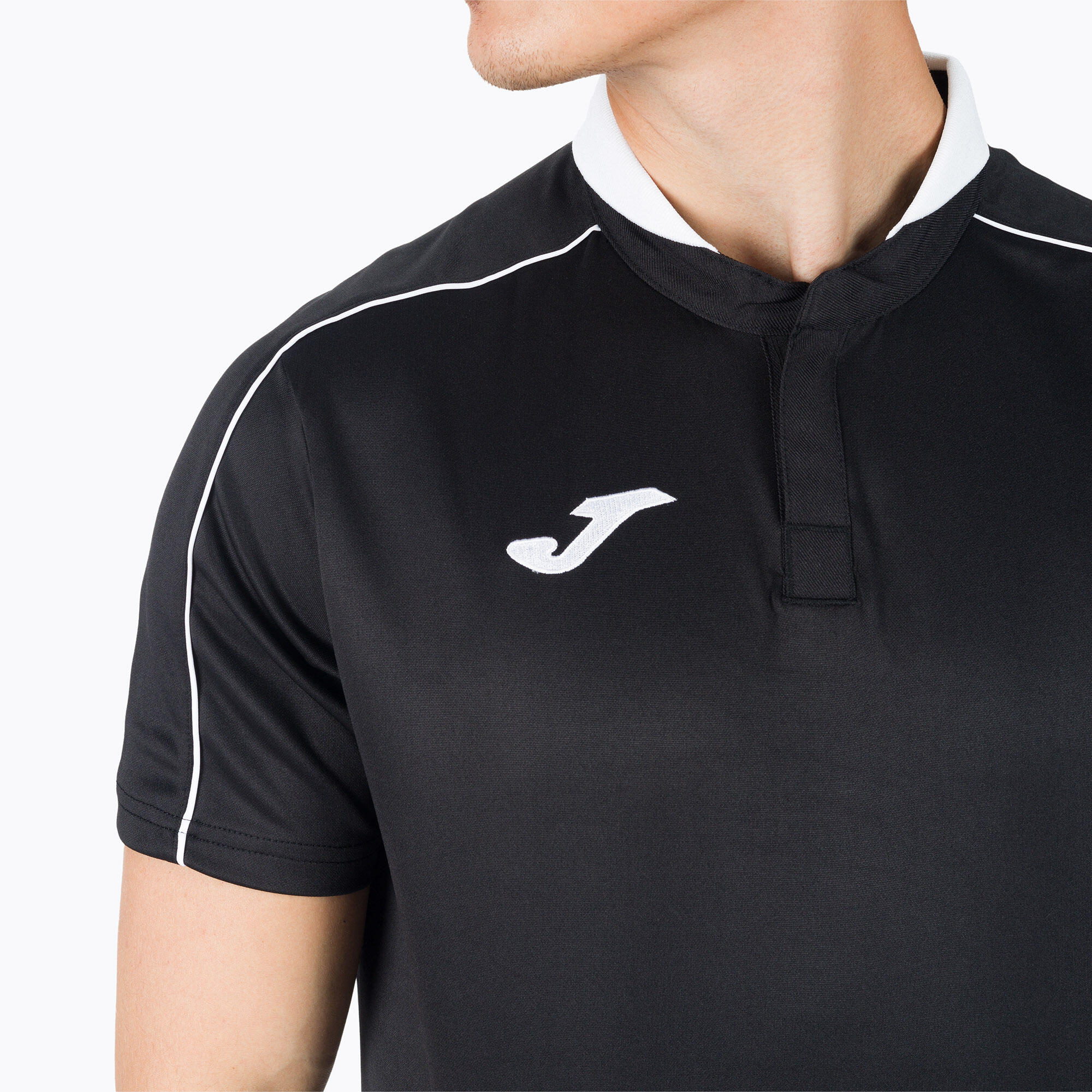 Polo Manches Courtes Rugby Homme Joma Scrum Noir 4/5