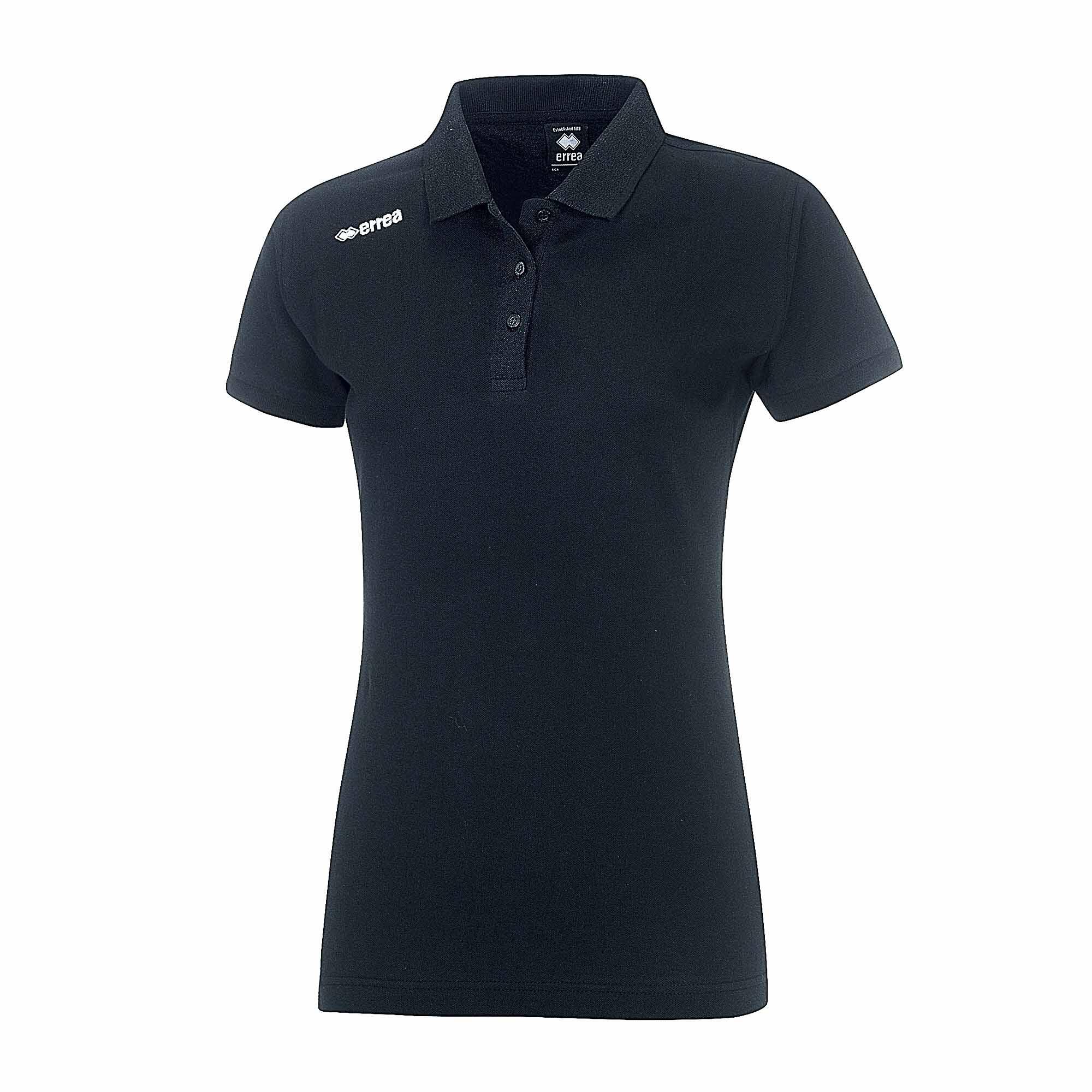 Polo Errea Team Ladies Mc Ad Nero Donna |  Errea