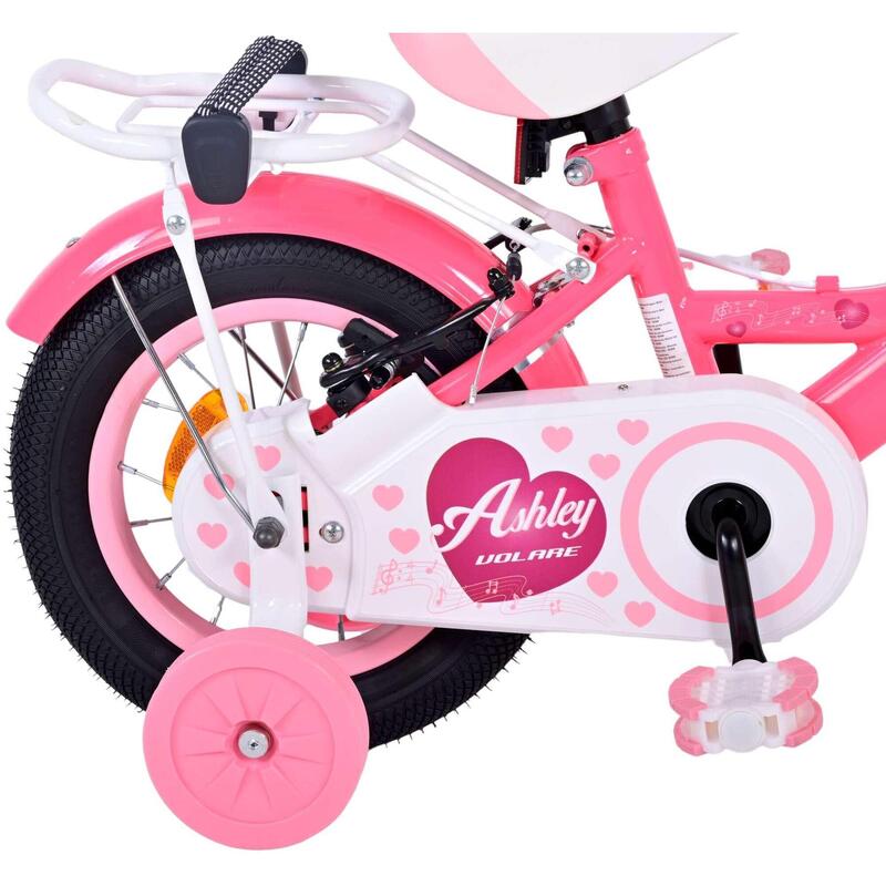 VOLARE BICYCLES Kinderfahrrad Ashley  12 Zoll ohne Rücktrittbremse, rot