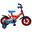 Paw Patrol Kinderfiets - Jongens - 10 inch - Rood/Blauw - Doortrapper