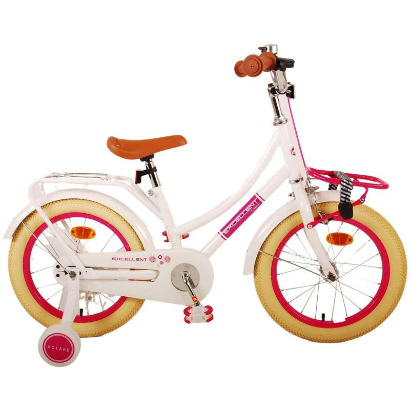 VOLARE BICYCLES Bicicletta per bambini Eccellente 16 pollici, bianco