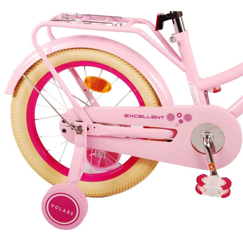 VOLARE BICYCLES Kinderfahrrad Excellent 16 Zoll, rosa