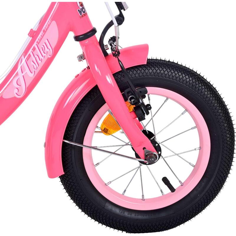 VOLARE BICYCLES Kinderfahrrad Ashley  12 Zoll ohne Rücktrittbremse, rot