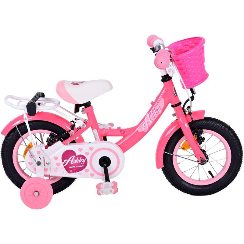 VOLARE BICYCLES Kinderfahrrad Ashley  12 Zoll ohne Rücktrittbremse, rot