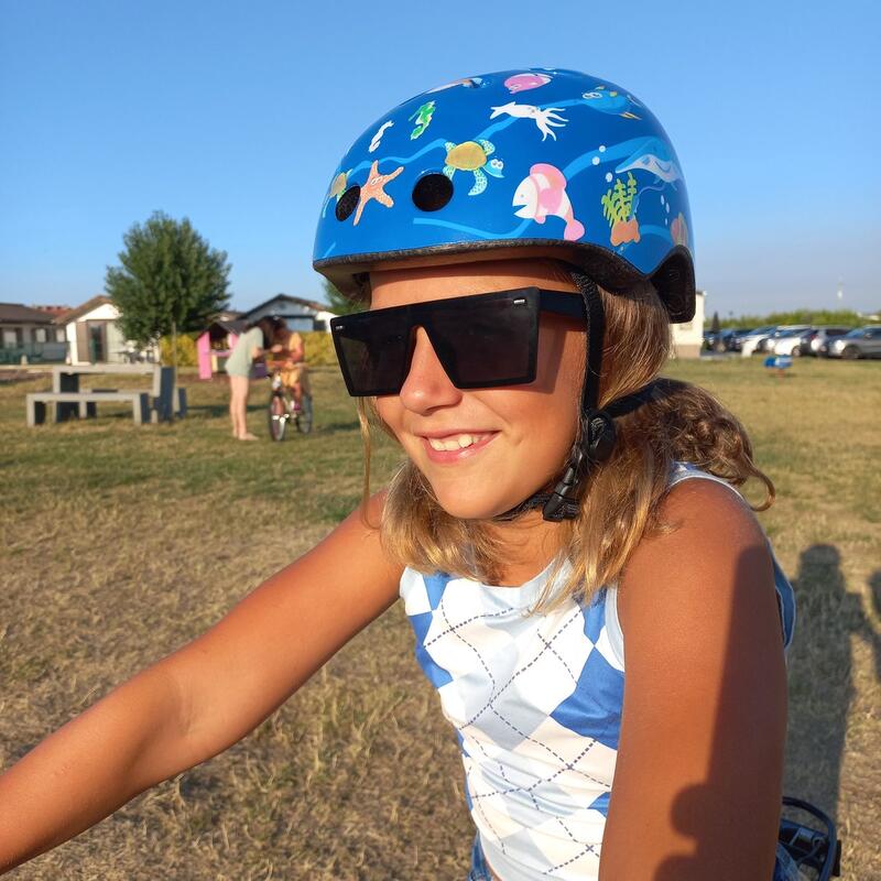 Casque de vélo Enfant - Taille 48/55 Cm - Bleu