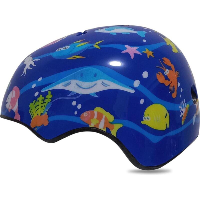 Casque de vélo Enfant - Taille 48/55 Cm - Bleu