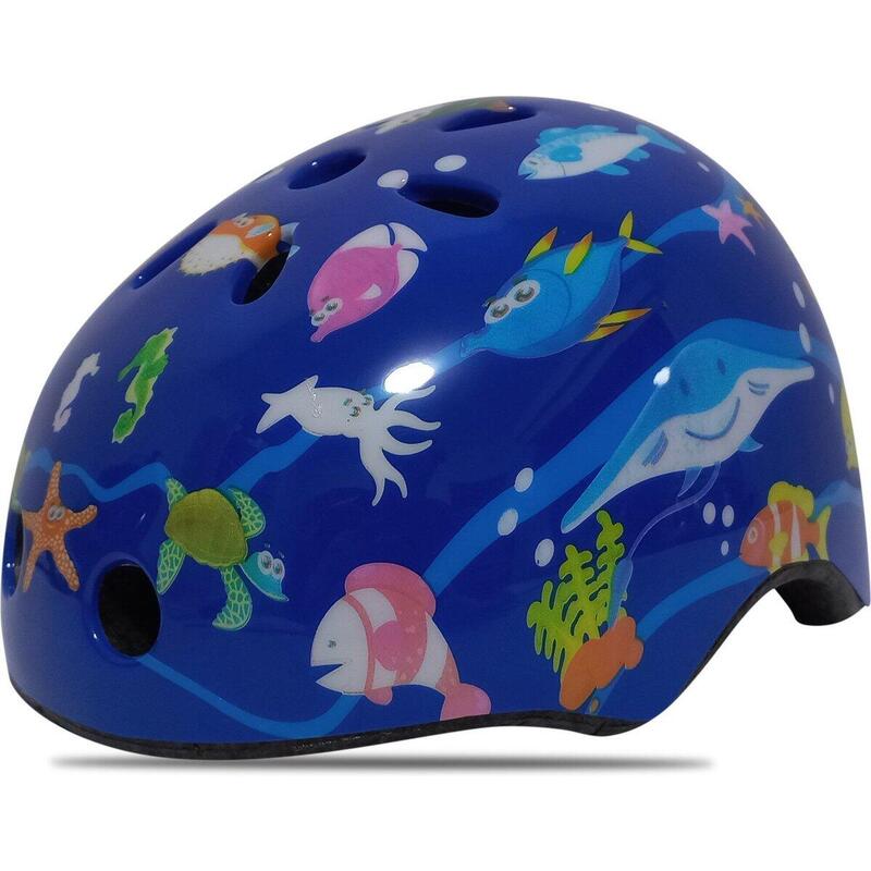 Kinderfietshelm Blauw - Fietshelm voor kinderen 48/55cm