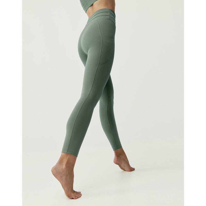 Leggings 7/8 da donna in tessuto performante Born Living Yoga