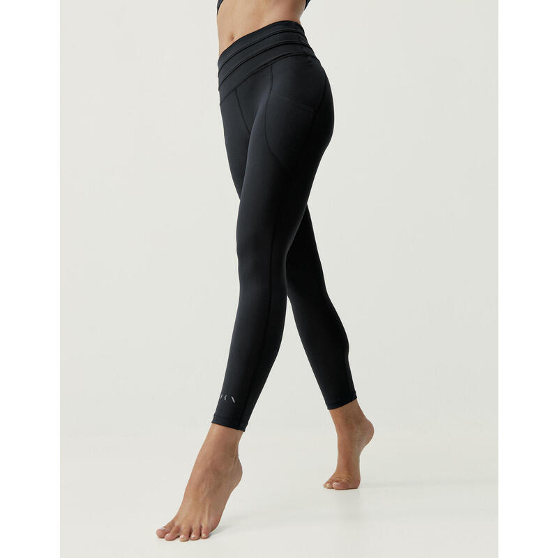 Leggings 7/8 da donna in tessuto performante Born Living Yoga