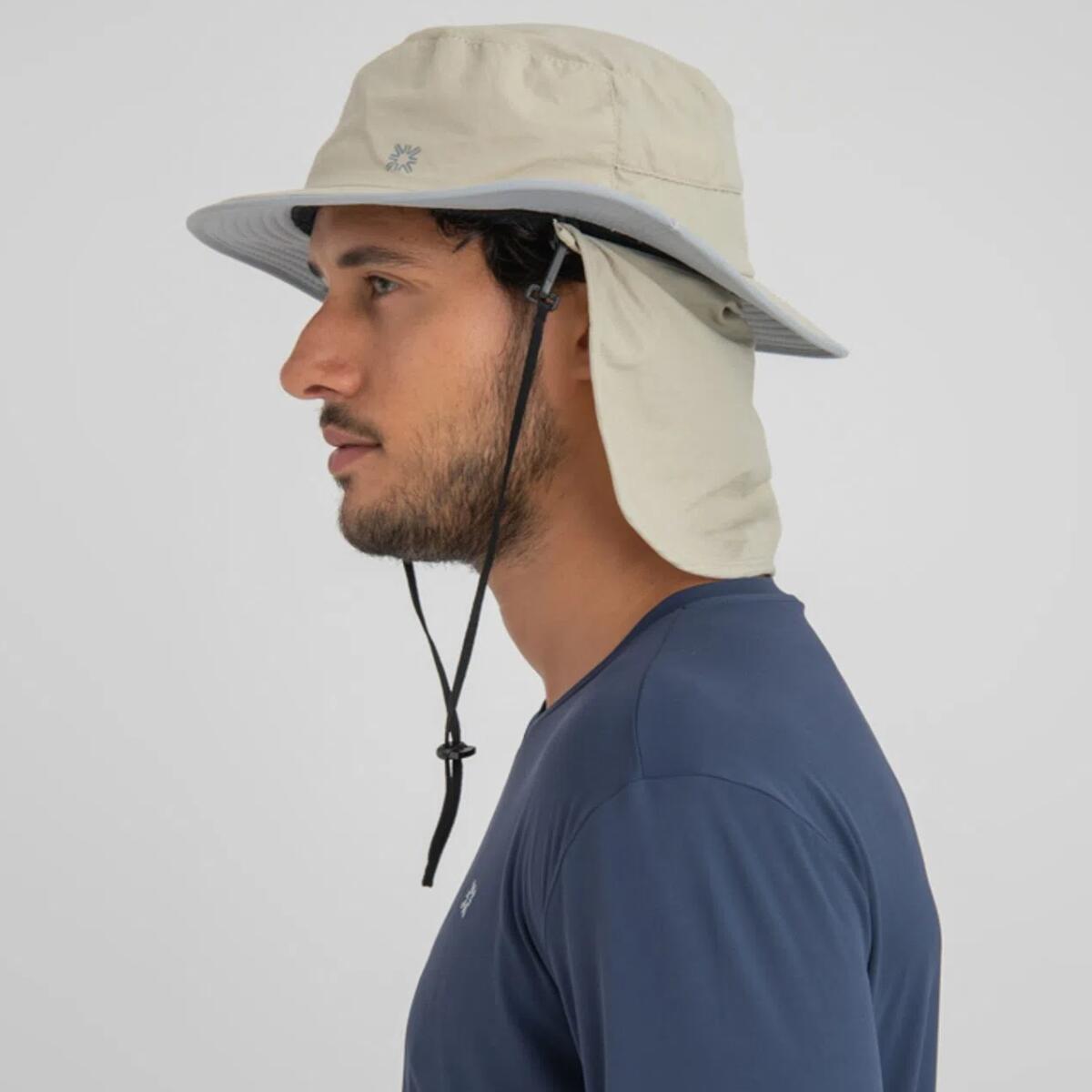 Cappello Legionario Chapeu Kansas Nac Areia/Cinza UPF50 / UV Line 2/3
