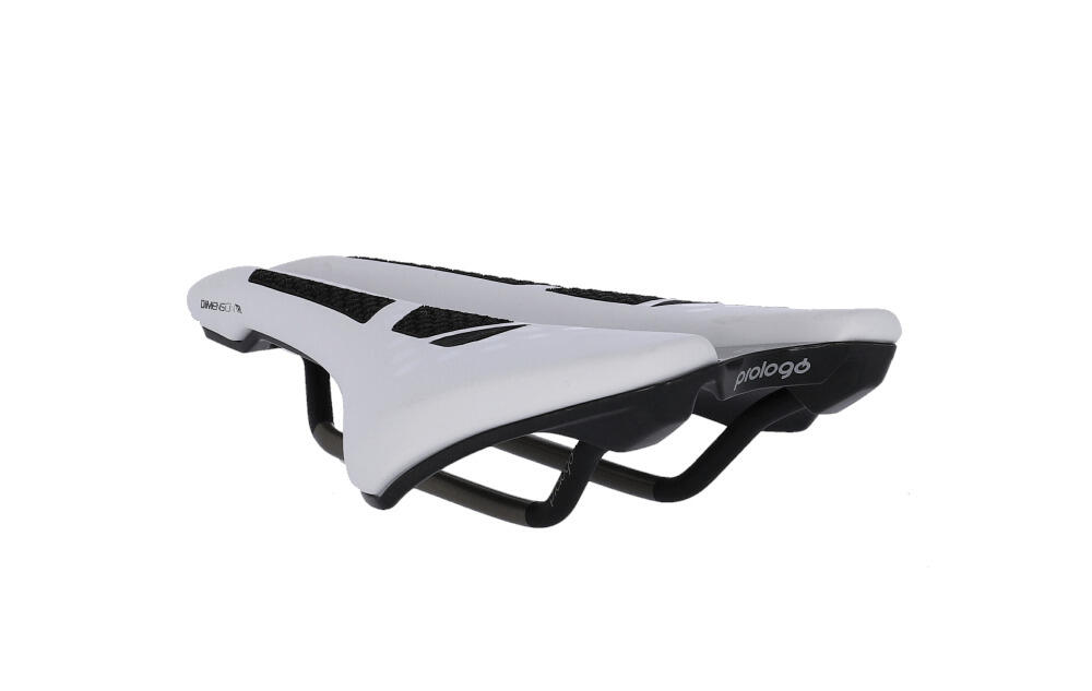 Selle Dimension TRI 143CPC Tirx Unisex blanche/argentée 2/5