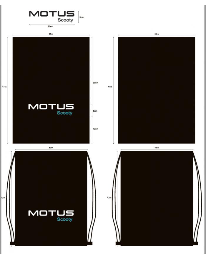 Sac Motus Scooty pour accessoires 3/4