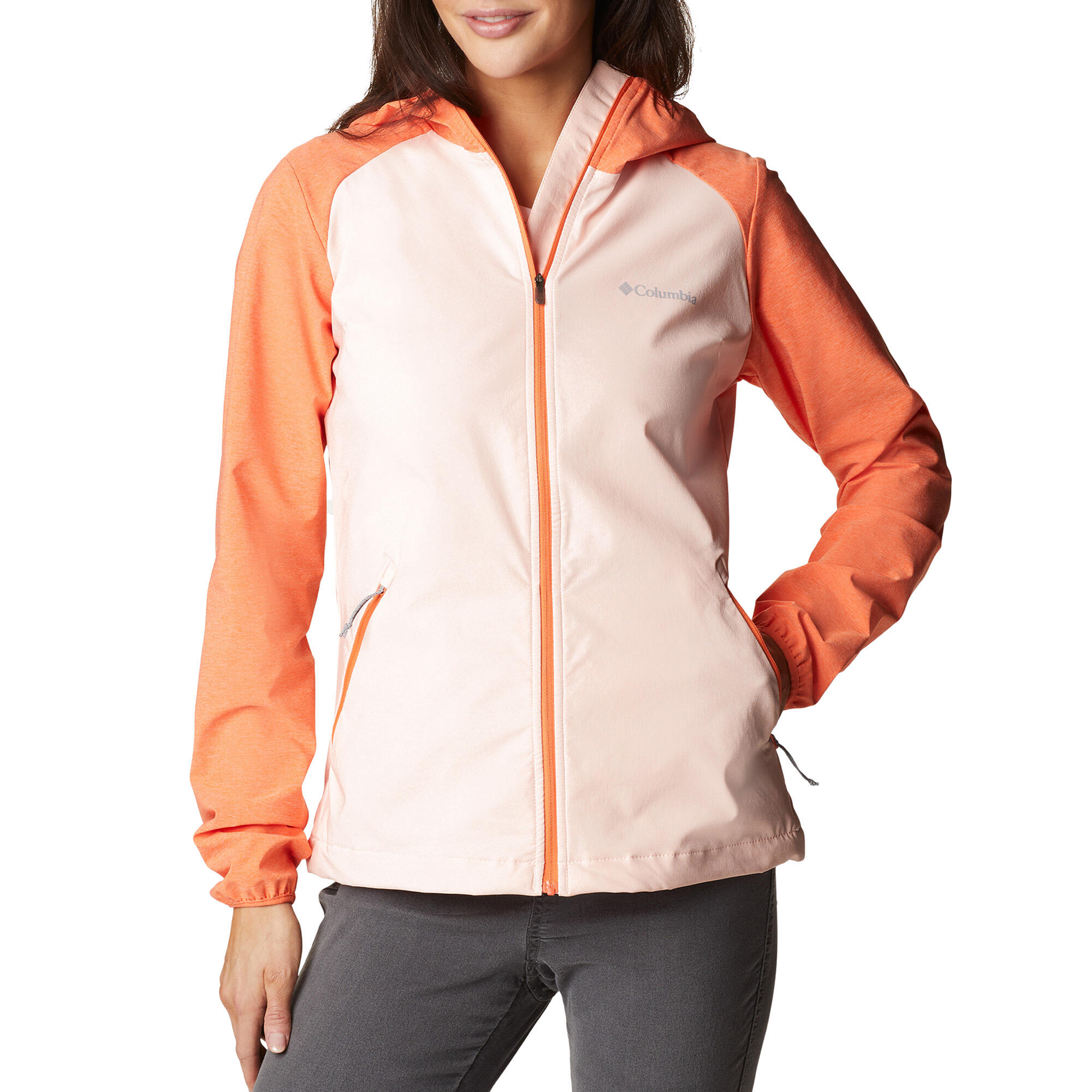 Columbia - Veste Softshell Columbia Heather Canyon Pour Femme - Softshell - Orange - 40 M - Decathlon
