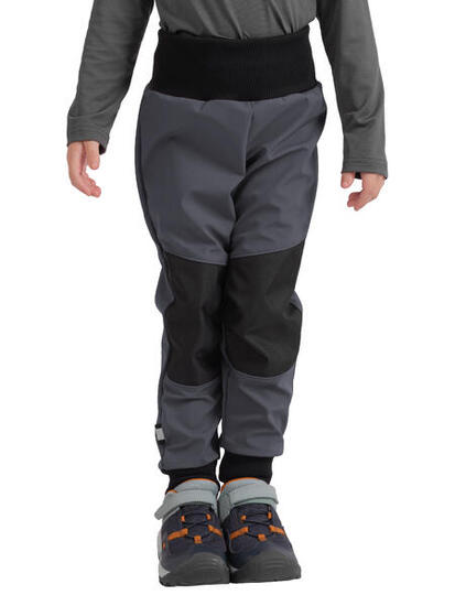 Softshell-Hose mit Fleece für Kleinkinder Street Strong, D. Grau
