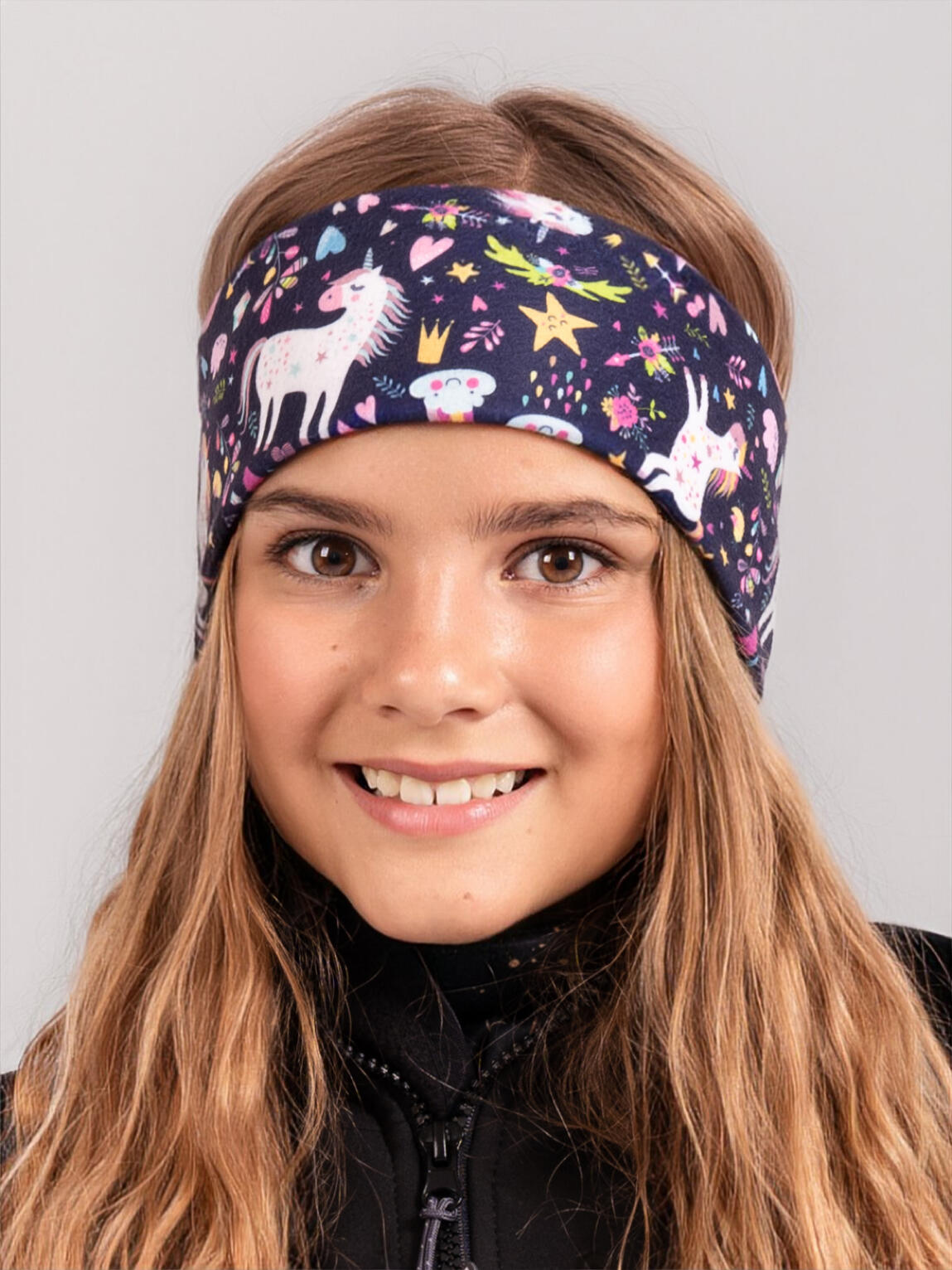 Dětská fleecová čelenka Elise 2/6