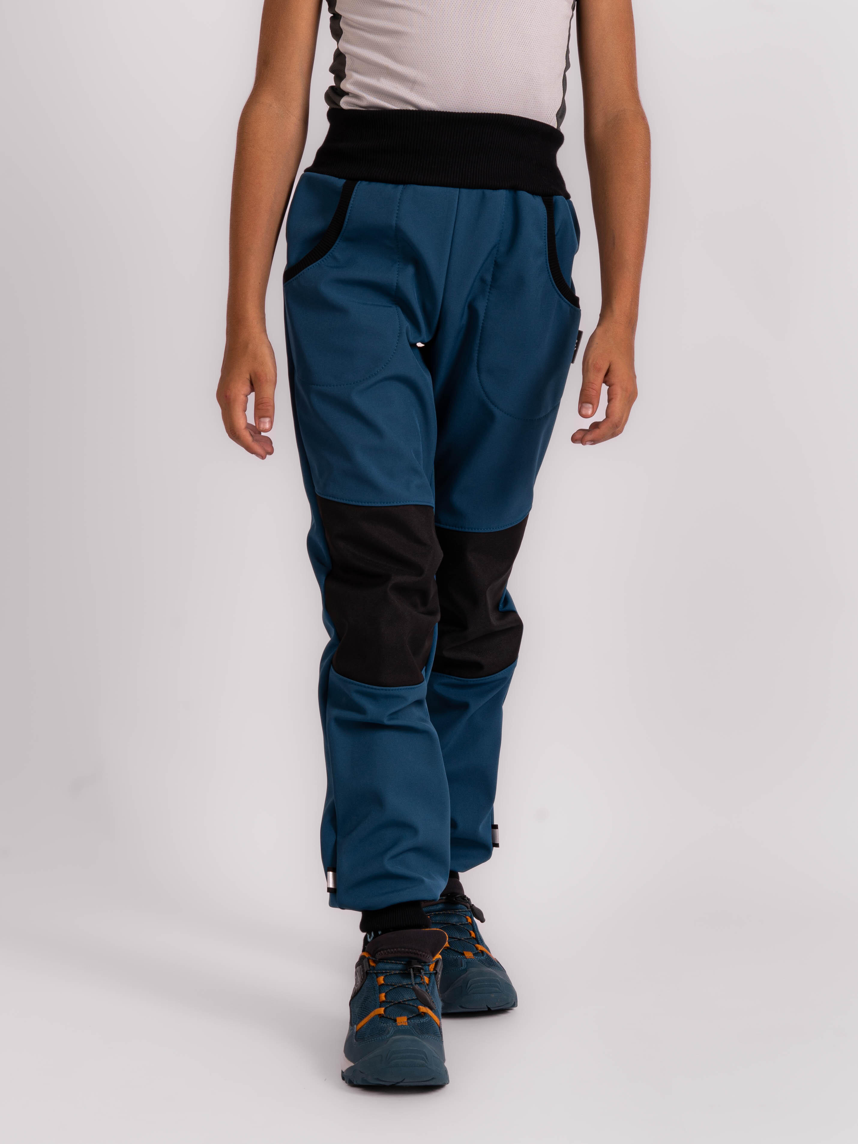 Softshell-Hose mit Fleece für Kinder Street Strong, Kobalt 2/7