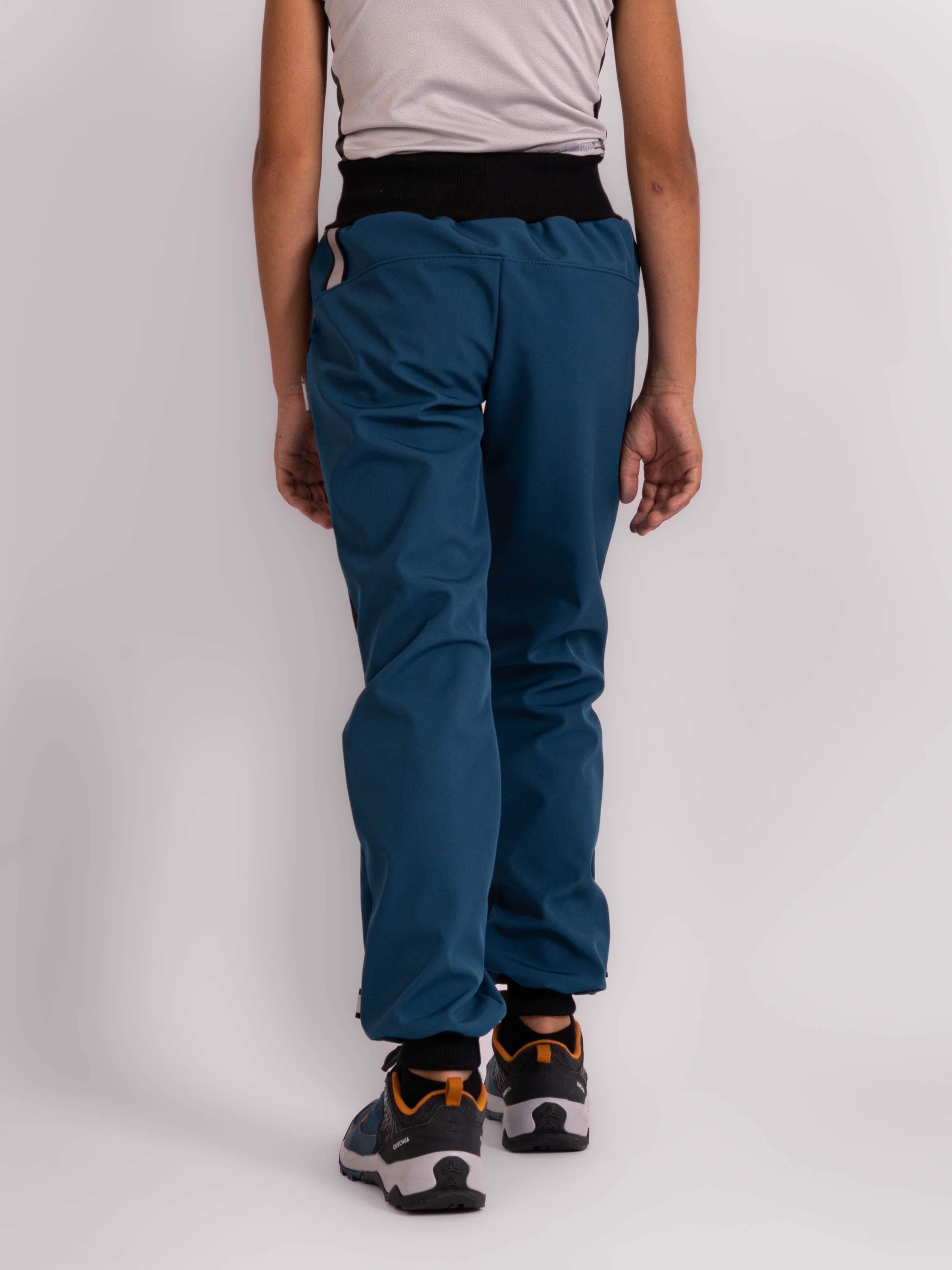 Softshell-Hose mit Fleece für Kinder Street Strong, Kobalt 4/7