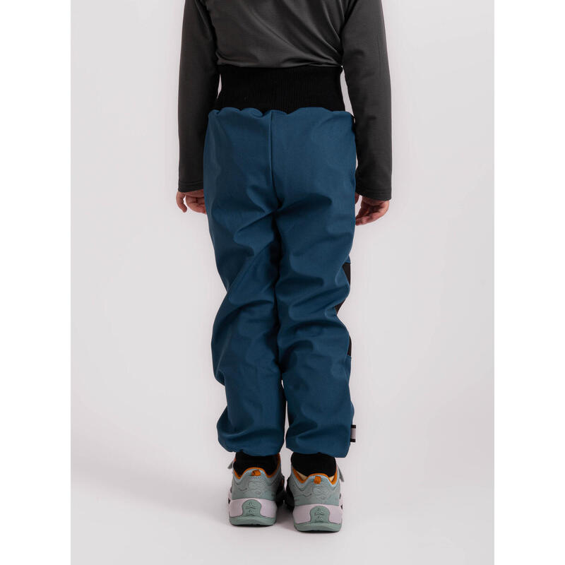 Batolecí softshellové kalhoty s fleecem Street Strong, Kobaltová