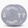 Colored Bumper Plates White Logo (Paar) - 5 kg