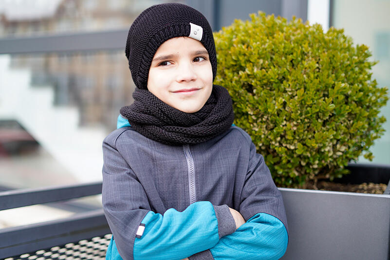 Dětská pletená čepice Warm 6/7