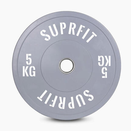 Colored Bumper Plates White Logo (individuellement) - 25 kg