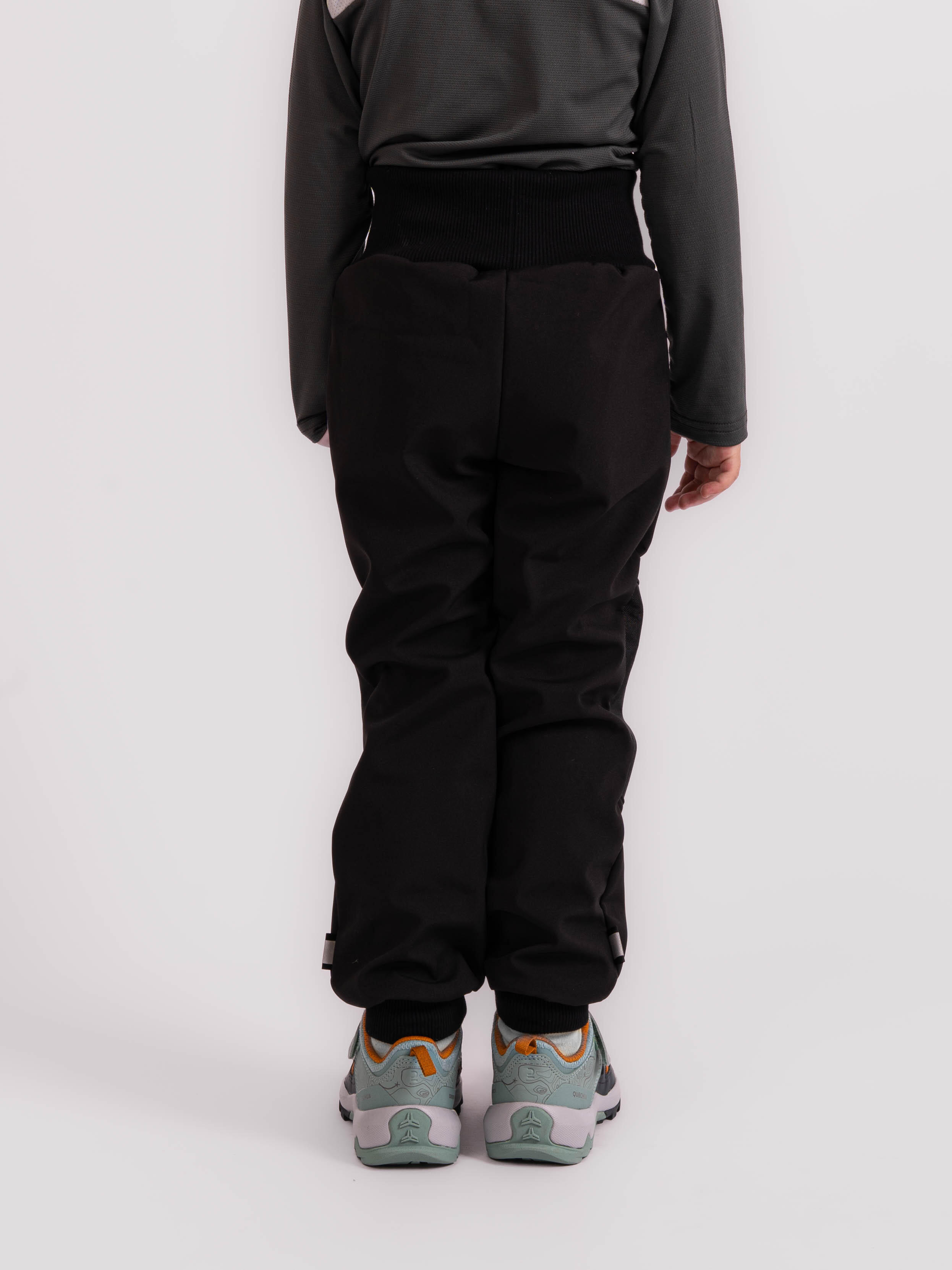 Softshell-Hose mit Fleece für Kleinkinder Street Strong, Schwarz 4/7
