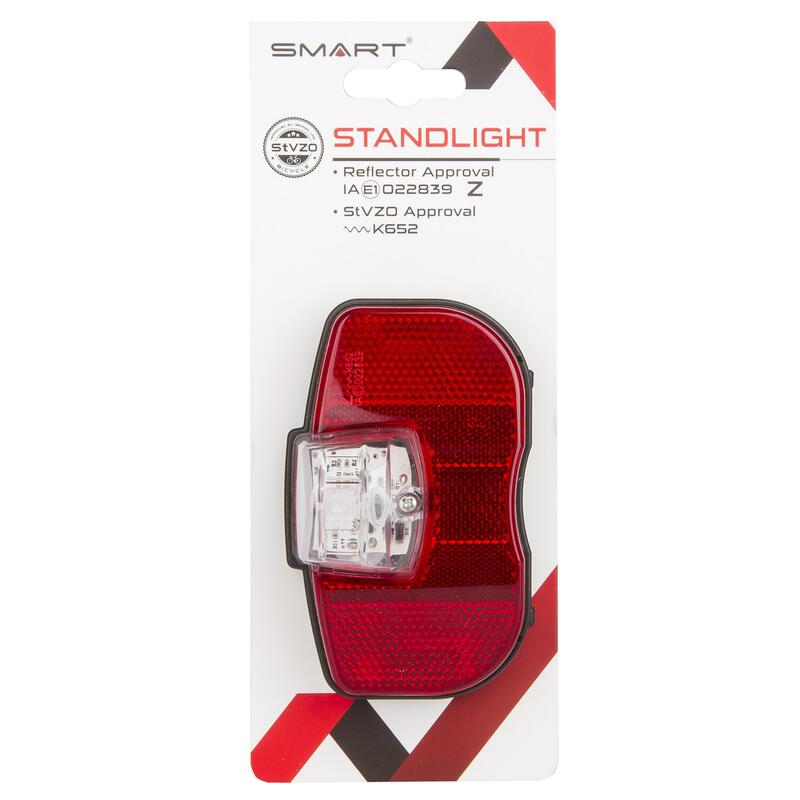 Smart achterlicht Standlight dynamo led rood/zwart