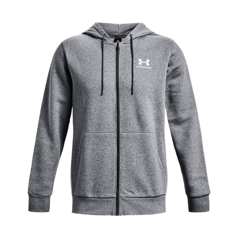 UNDER ARMOUR UA Essential Fleece-Hoodie mit durchgehendem Zip für Herren