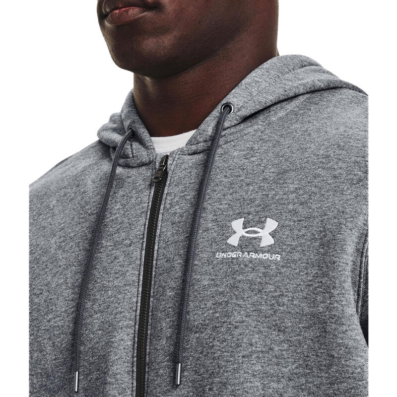 UNDER ARMOUR UA Essential Fleece-Hoodie mit durchgehendem Zip für Herren