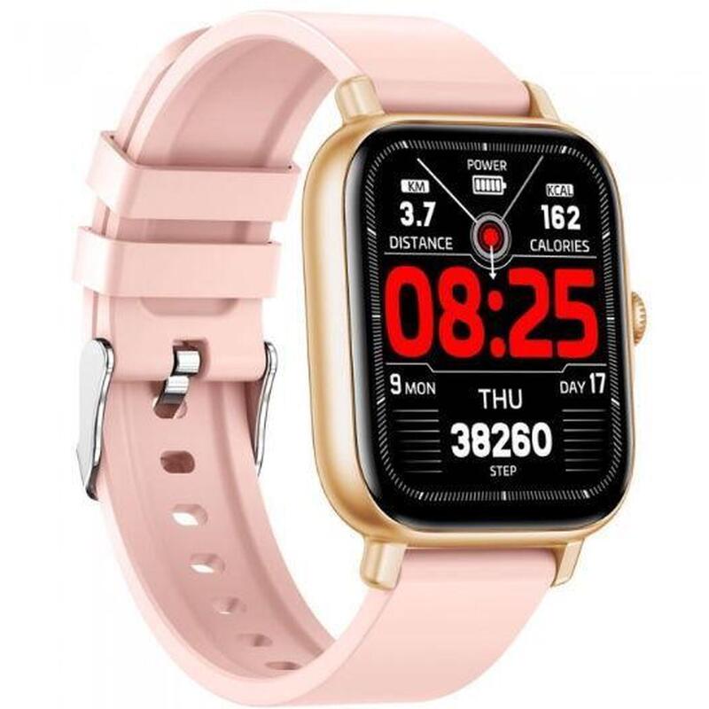 Smartwatch iHunt Watch 10 Titan, Ecran 1.95inch, Bluetooth, IP67, NFC (Roz/Auriu