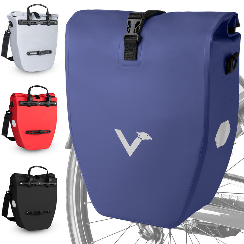 Borsa da bicicletta e borsa a tracolla grande e impermeabile - ValkBasic