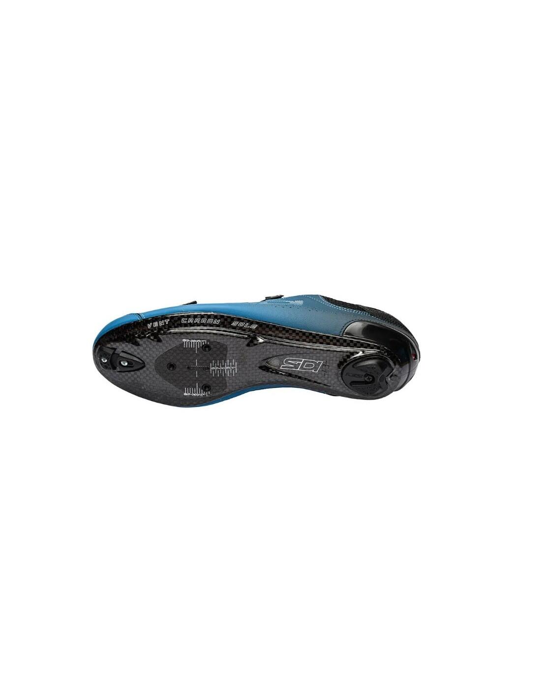 Zapatillas Ciclismo Carretera Sidi Sixty Negro-Azul 3/7