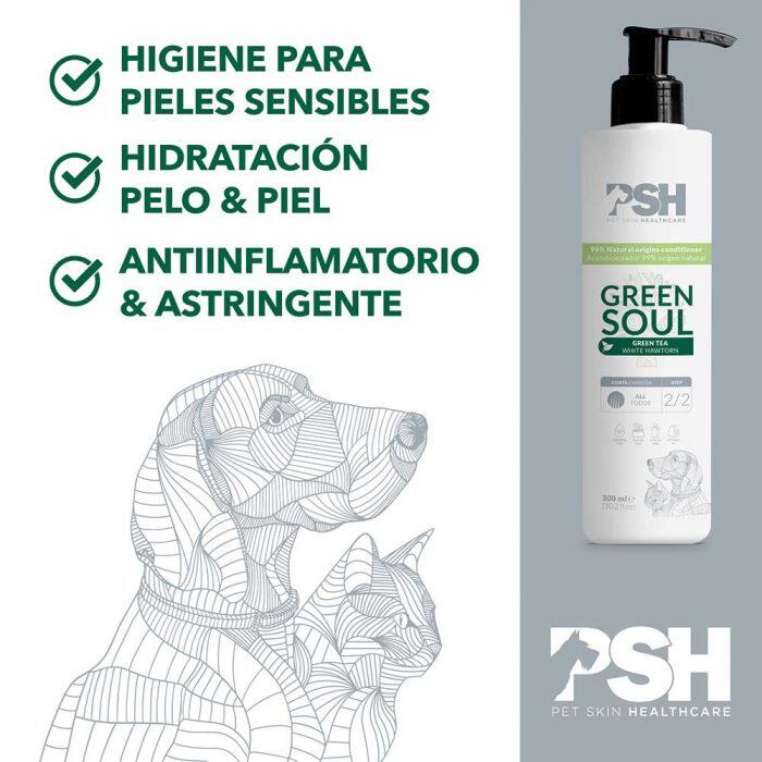 Acondicionador para Perros PSH GREEN SOUL CONDITIONER 300ml