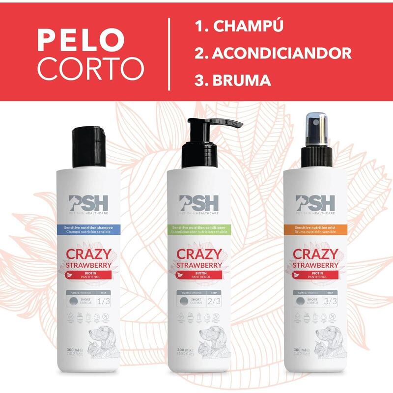 Acondicionador para Perros PSH CRAZY STRAWBERRY CONDITIONER 300ml