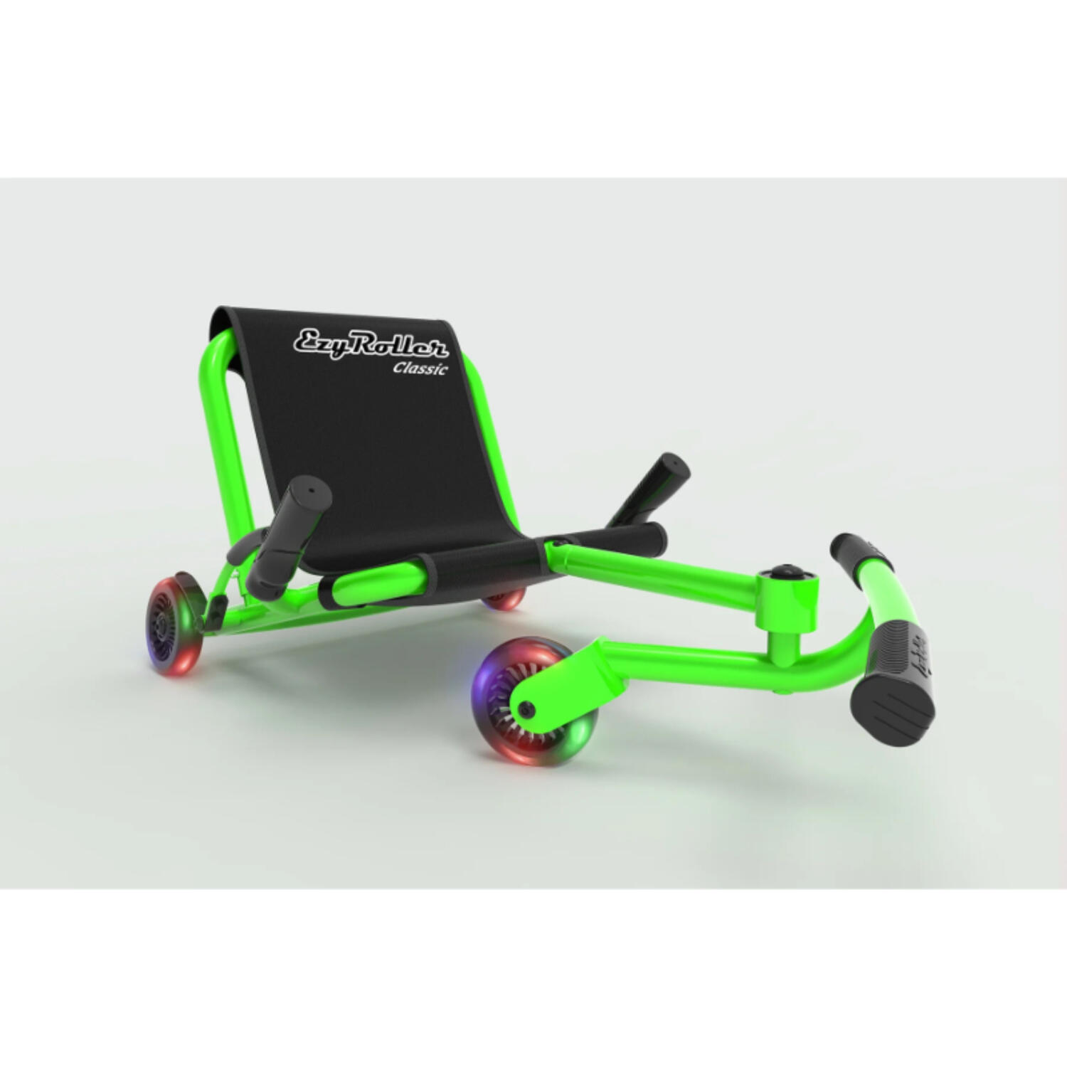 EZYROLLER EzyRoller Classic Ride-On Kart with LED Wheels - Green