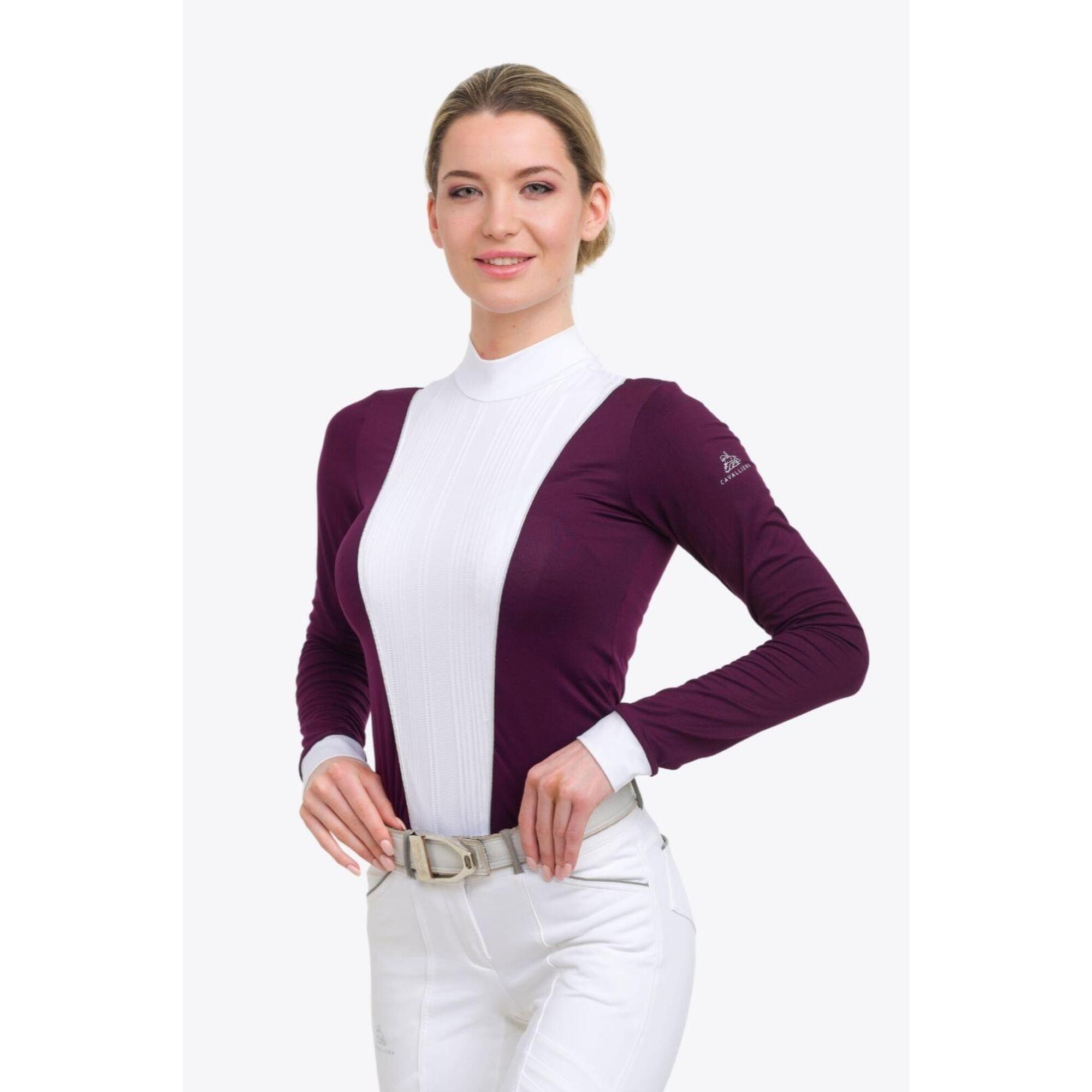 QUEEN polo shirt - long sleeves, Technical riding wear