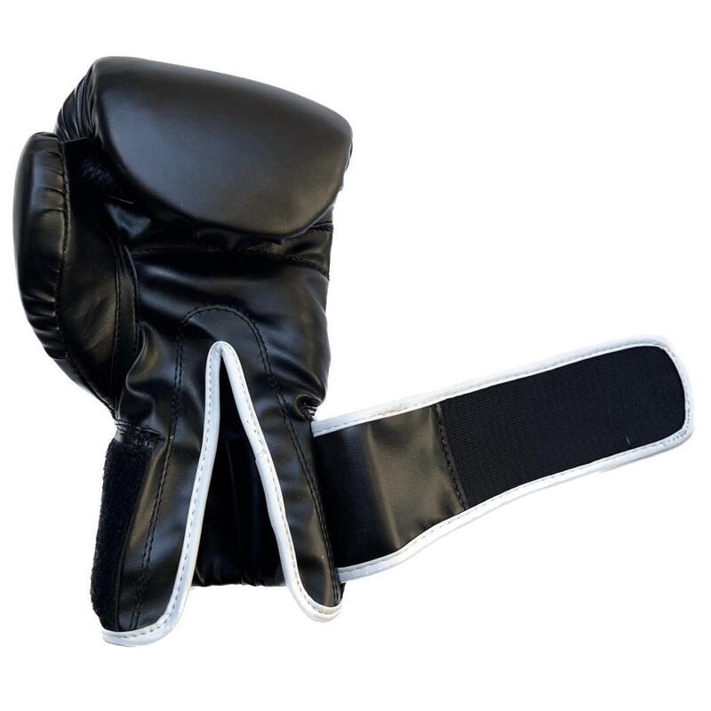Buffalo Outrage guantes de boxeo blanco y negro 16oz